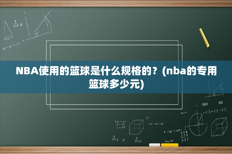 NBA使用的篮球是什么规格的？(nba的专用篮球多少元)-图1