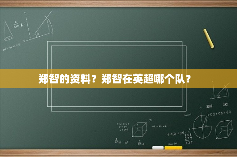 郑智的资料？郑智在英超哪个队？ 