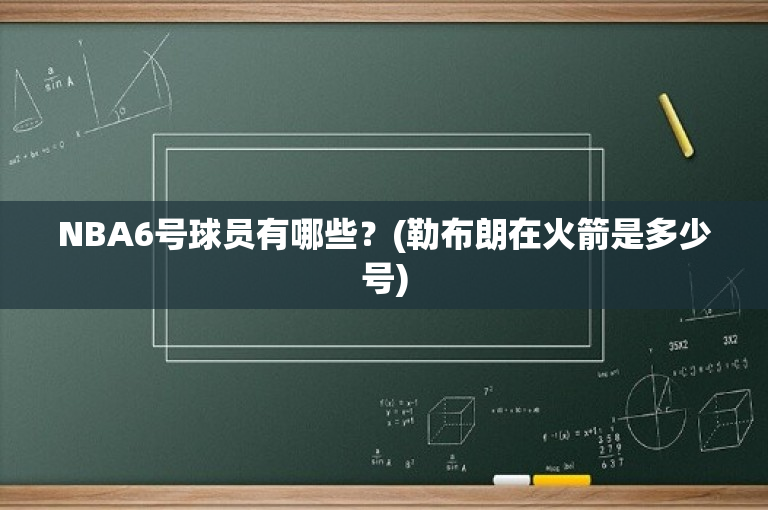 NBA6号球员有哪些？(勒布朗在火箭是多少号)
