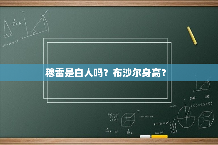 穆雷是白人吗？布沙尔身高？ 