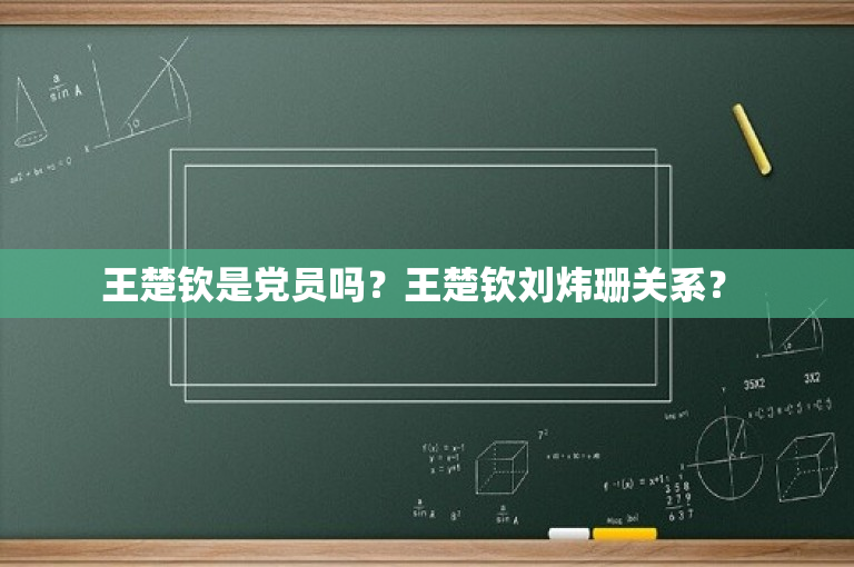 王楚钦是党员吗？王楚钦刘炜珊关系？ 
