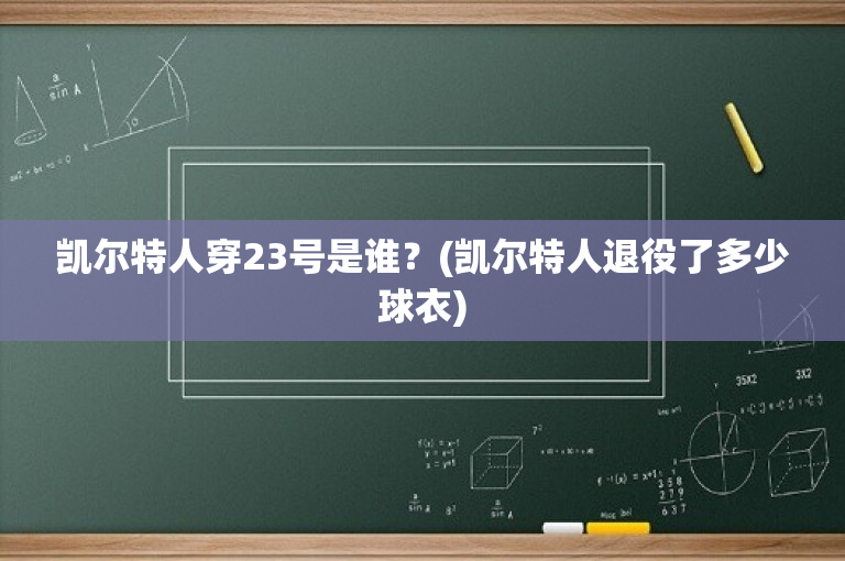 凯尔特人穿23号是谁？(凯尔特人退役了多少球衣)