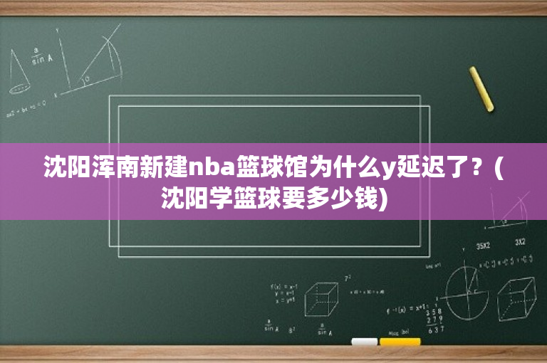 沈阳浑南新建nba篮球馆为什么y延迟了？(沈阳学篮球要多少钱)-图1