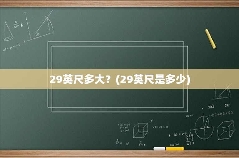29英尺多大？(29英尺是多少)